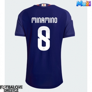 Japonsko Takumi Minamino #8 Domácí Dres MS 2026 Krátký Rukáv